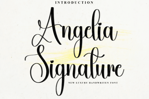 Angelia Signature: A Warm Script for Editorial Design