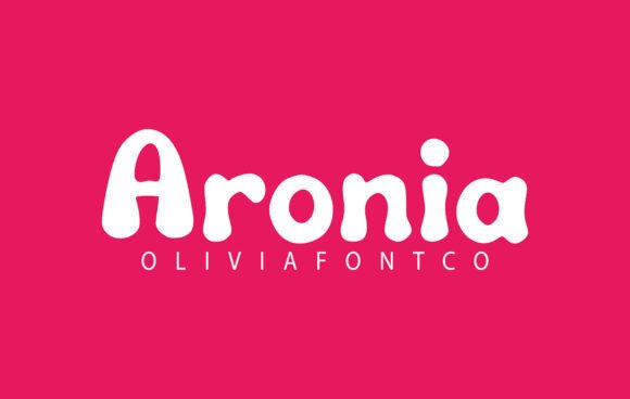 Aronia Font: A Romantic Script for Campaign Creativity