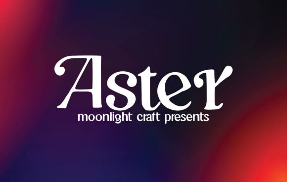 Boost Your Brand with Aster: A Beautiful Handwritten Font for Small Businesses