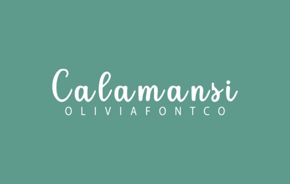 Calamansi: A Romantic Handwritten Font for Creative Branding