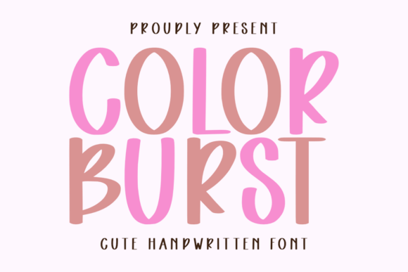 Color Burst: A Font That Speaks with Joy