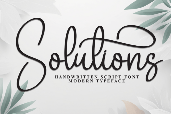 Elegant Script Font for Editorial Design