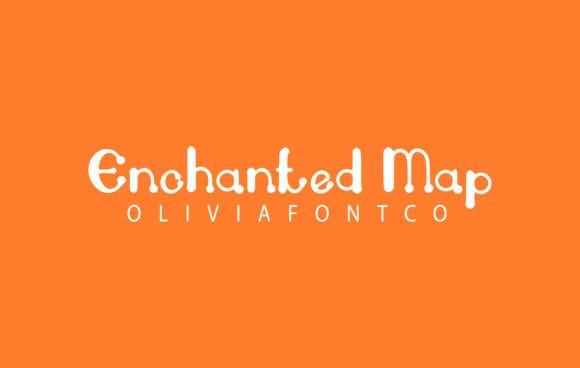 Enchanted Map: A Script Font for Digital Creativity