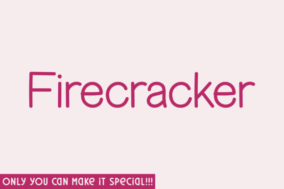 Firecracker: A Font That Sparks Creativity in Digital Design