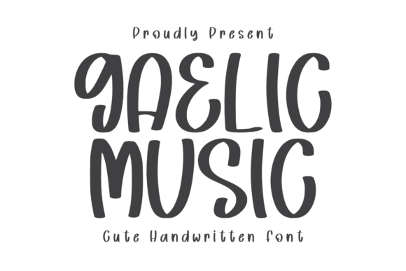 Gaelic Music: A Timeless Script Font for Digital Design