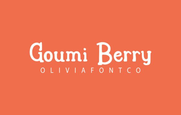 Goumi Berry Font for Handmade Creators