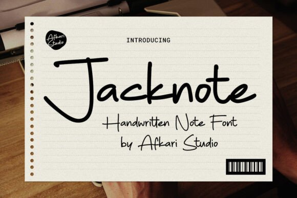 Jacknote: A Font That Adds Personality to Your Brand