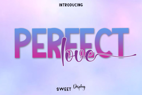 Perfect Love Duo: A Font That Adds Romance to Every Design