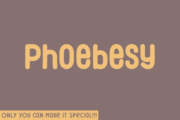 Phoebesy: A Font That Feels Like a Handwritten Note