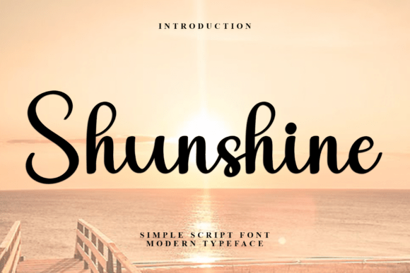 Shunshine: A Timeless Script Font for Creative Makers