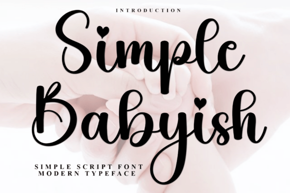 Simple Babyish: A Festive Script Font for Web Design