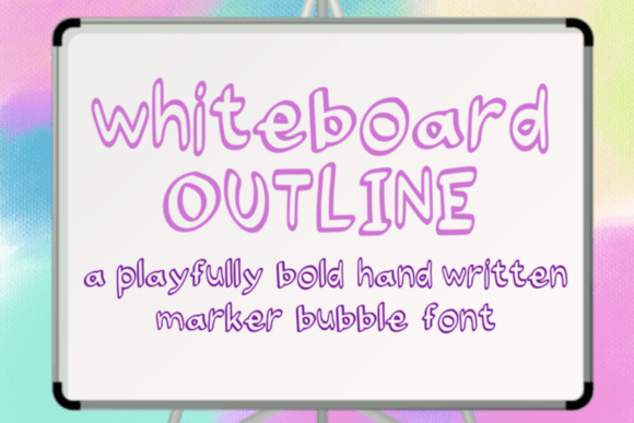 Whiteboard Outline: A Timeless Script Font for Modern Web Design