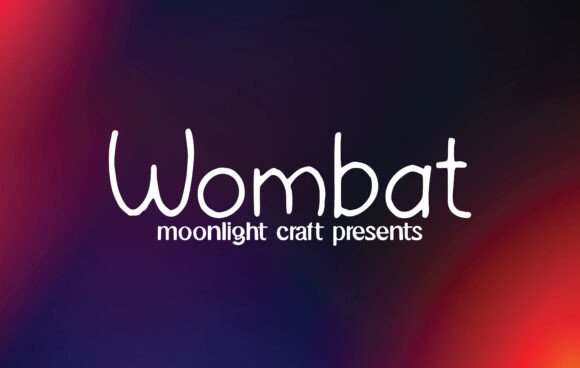 Wombat: A Handwritten Font for Digital Design